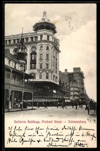 AK Johannesburg, Cuthberts Buildings in Pritchard Street