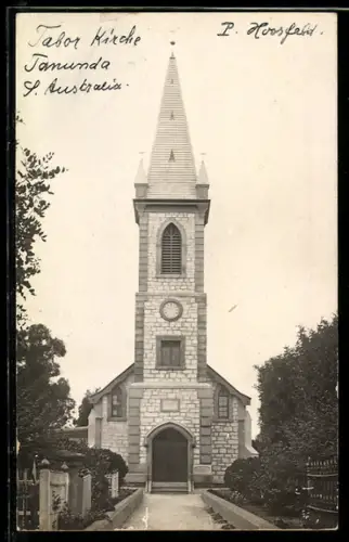 Foto-AK Tanunda, Tabor Kirche