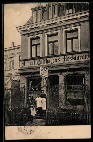AK Lübeck, August Loffhagen`s Restaurant in der Fackenburger Allee 38