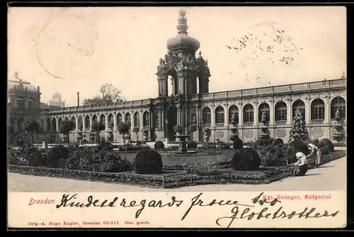AK Dresden, Zwinger Südportal