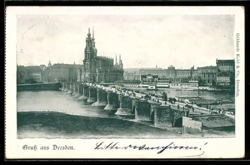 AK Dresden, Augustusbrücke