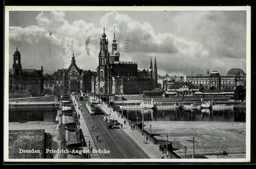 AK Dresden, Friedrich-August-Brücke