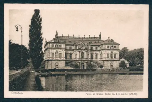 AK Dresden, Palais im Grossen Garten
