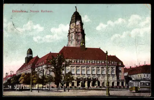 AK Dresden, Neues Rathaus