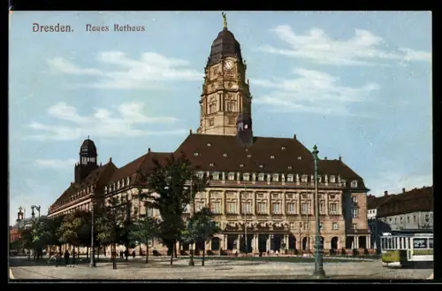 AK Dresden, Neues Rathaus