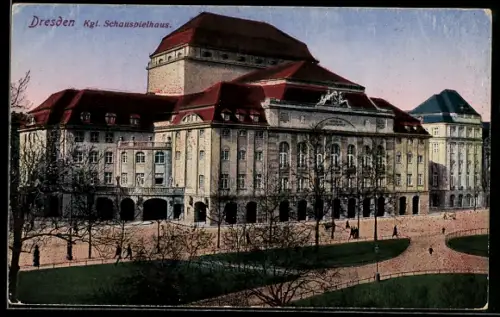 AK Dresden, Kgl. Schauspielhaus