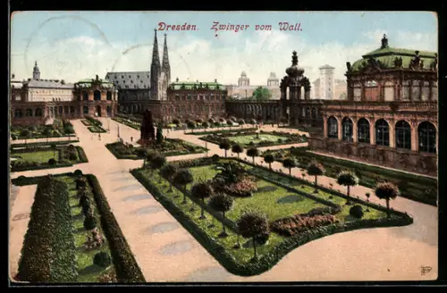 AK Dresden, Zwinger vom Wall