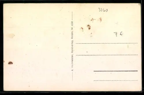 AK Exten bei Rinteln, Blick zur Kirche