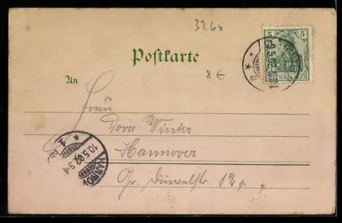 AK Rinteln, Weserbrücke mit Rintelner Klippen, Bismarck Denkmal