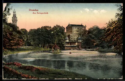 AK Dresden, Am Zwingerteich