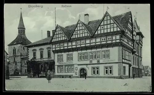 AK Blomberg, Partie am Rathaus