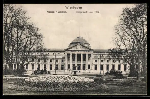 AK Wiesbaden, Neues Kurhaus, eingeweiht Mai 1907