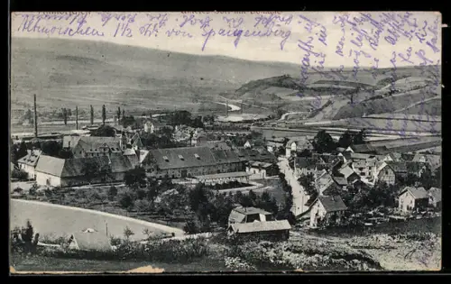 AK Altmorschen, Ortsansicht aus der Vogelschau