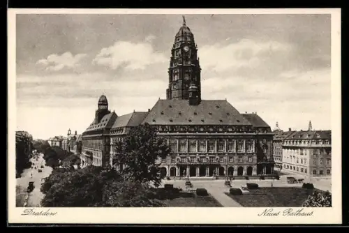 AK Dresden, Neues Rathaus