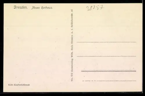 AK Dresden, Neues Rathaus