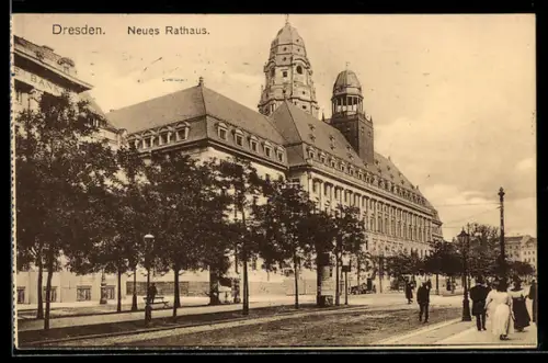 AK Dresden, Neues Rathaus