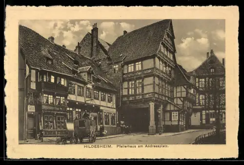 AK Hildesheim, Pfeilerhaus am Andreasplatz