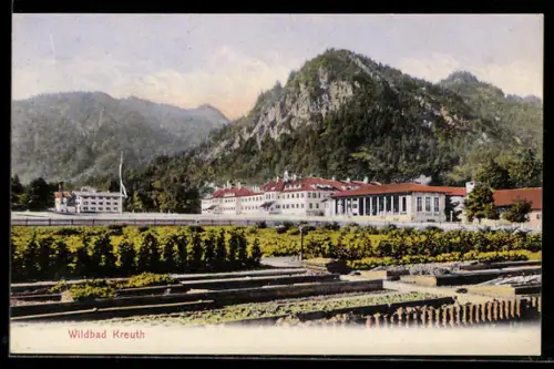 AK Wildbad Kreuth, Kurhaus und Umgebung