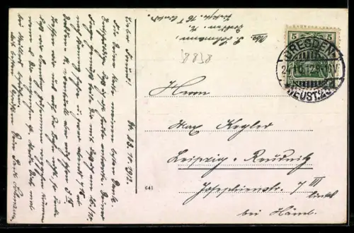 AK Dresden, Neues Rathaus