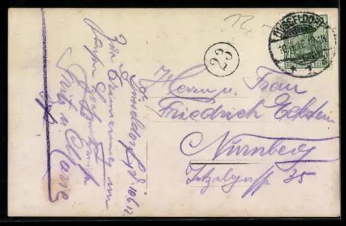 AK Düsseldorf, Rheinbrücke