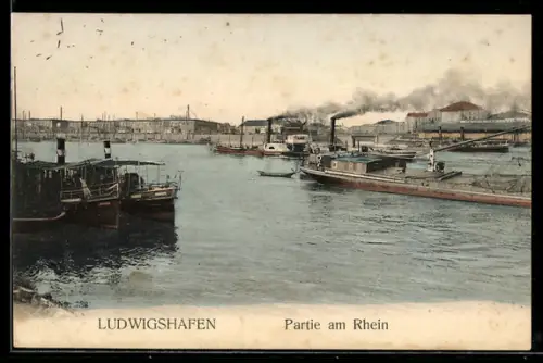AK Ludwigshafen, Partie am Rhein