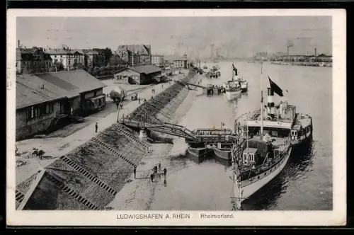 AK Ludwigshafen a. Rhein, Rheinvorland