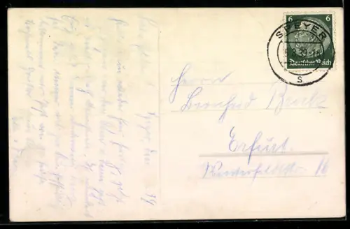 AK Speyer, Rhein und Dom