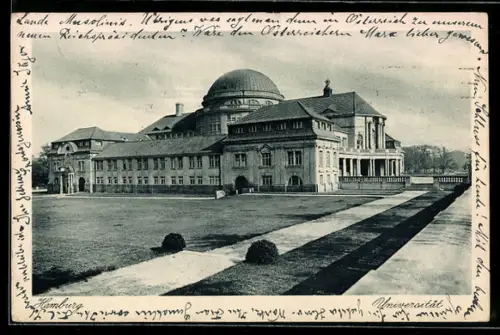 AK Hamburg-Rotherbaum, Universität mit Anlagen