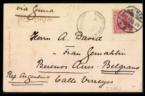 AK Bremen, Ratskeller, Innenansicht