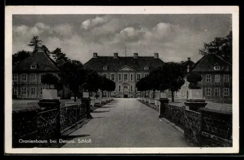 AK Oranienbaum bei Dessau, Schloss