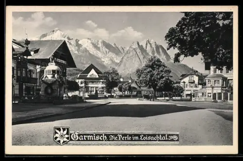 AK Garmisch, Die Perle im Loisachtal