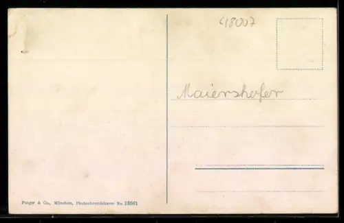 AK Garmisch, Marktplatz, Kirche