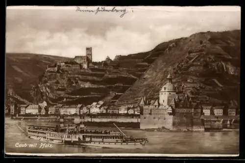 AK Caub, Pfalz, Ruine