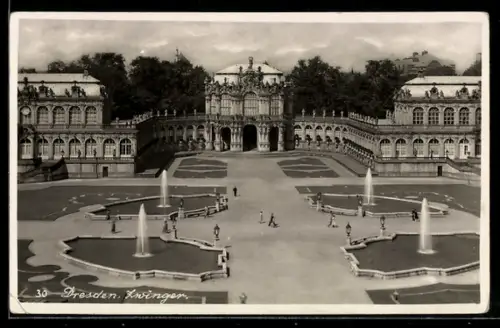 AK Dresden, Zwinger, Brunnenanlagen