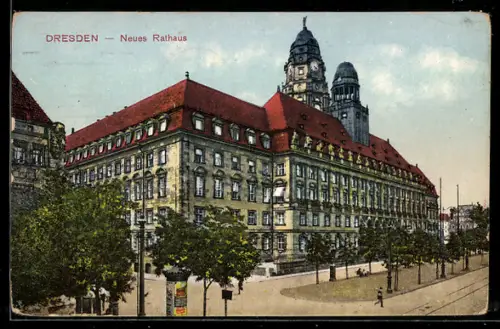 AK Dresden, Neues Rathaus