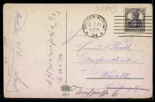 AK Dresden, Neues Rathaus