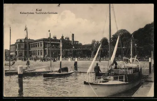 AK Kiel, Kaiserliches Yachtklub-Gebäude