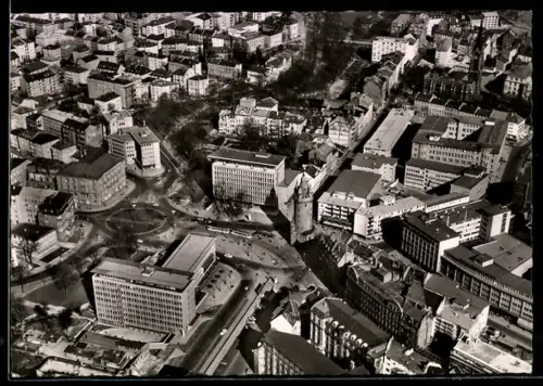 AK Frankfurt am Main, Eschenheimer Tor, Luftaufnahme