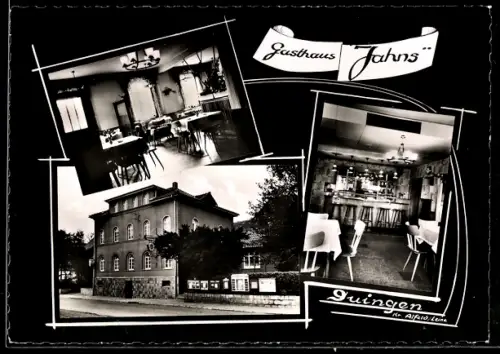 AK Duingen /Alfeld, Gasthaus Jahns, Inh. Walter Jahns, Am Markt 4, Innenansichten, Aussenansicht