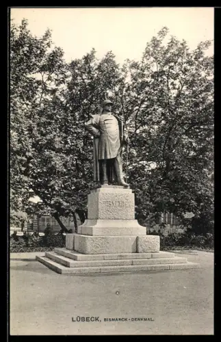 AK Lübeck, Bismarck-Denkmal