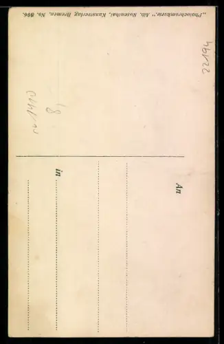 AK Bremen, Roland der Riese, Anno 1404 errichtet