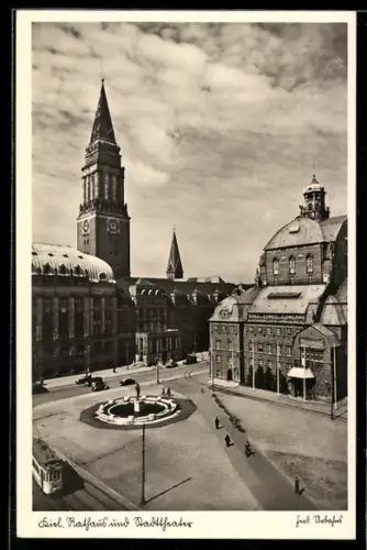 AK Kiel, Rathaus und Stadttheater