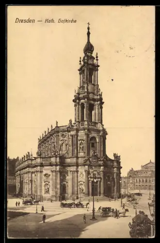 AK Dresden, Kath. Hofkirche