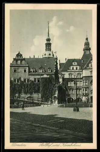 AK Dresden, Stallhof und Kanzleihaus