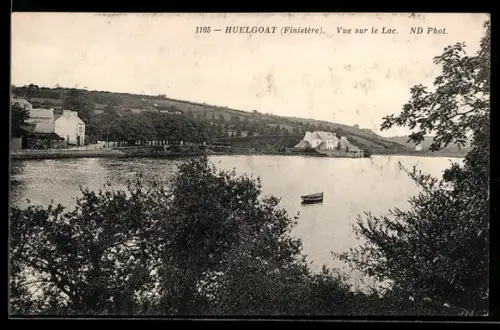 AK Huelgoat /Finistère, Vue sur le lac
