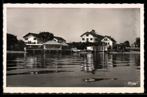 AK Amphion-les-Bains /Hte-Savoie, Restaurant et Baie de l`hôtel de la plage