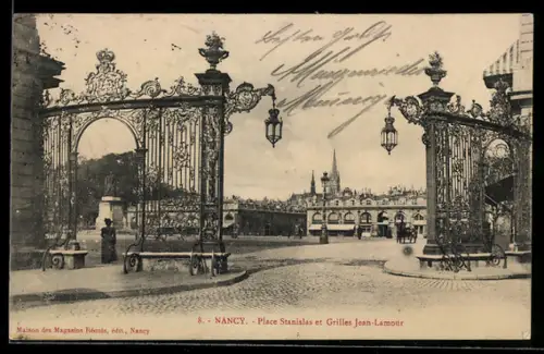AK Nancy, Place Stanislas et Grilles Jean-Lamour