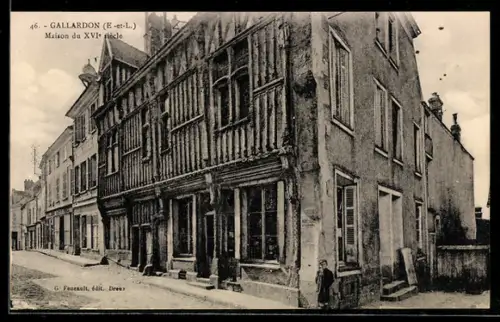 AK Gallardon, Maison du XVI siecle