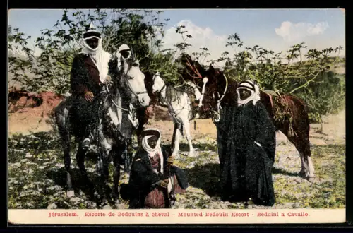 AK Jerusalem, Beduinenreiter