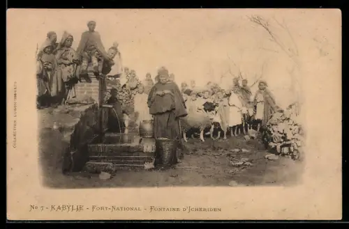 AK Kabylie, Fort-National, Fontaine d`Jcheriden